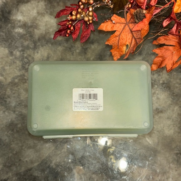 SpaceMaker | VINTAGE Green/Clear Pencil School Box - Picture 7 of 12